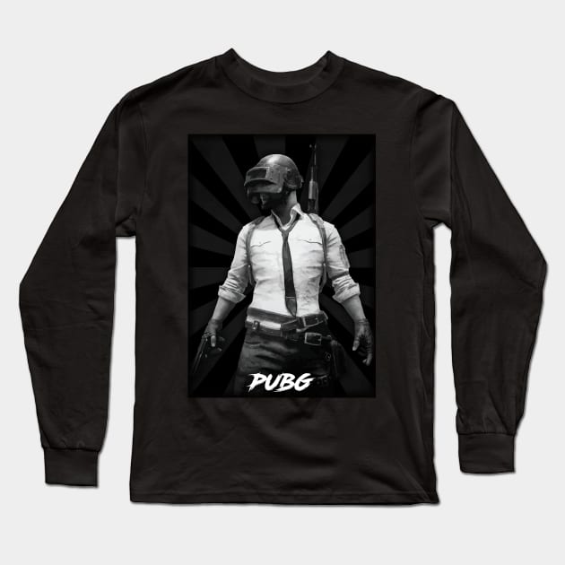 Pubg long sleeve 2025 black shirt